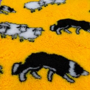 Wetbed yellow with sheeps